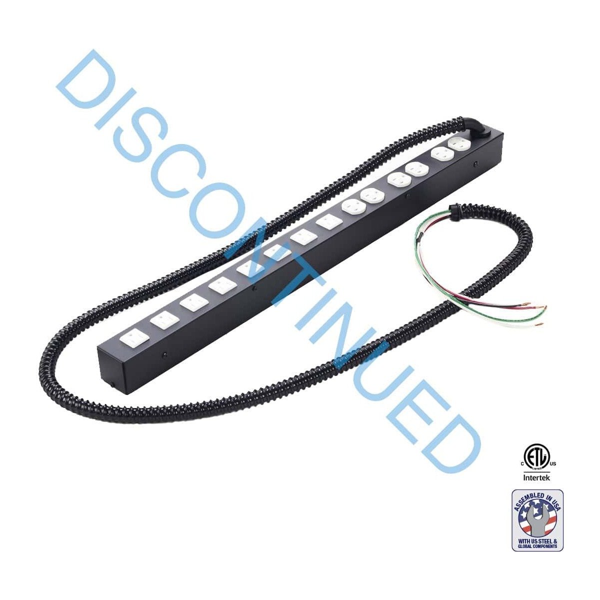 Lowell ACS-2014-2C-HW Power Strip 20A 2C product image
