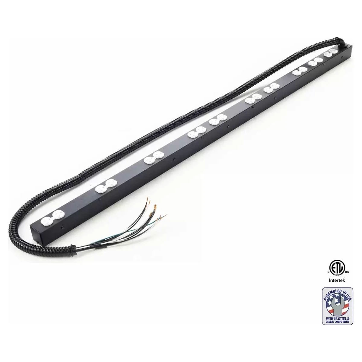 Lowell ACS-2020-6C-HW Power Strip 20A 6C product image