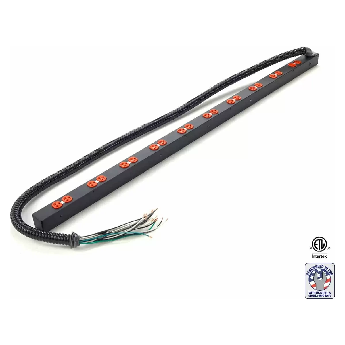 Lowell ACS-2020-IG-10C-HW Power Strip 20A IG 10C product image