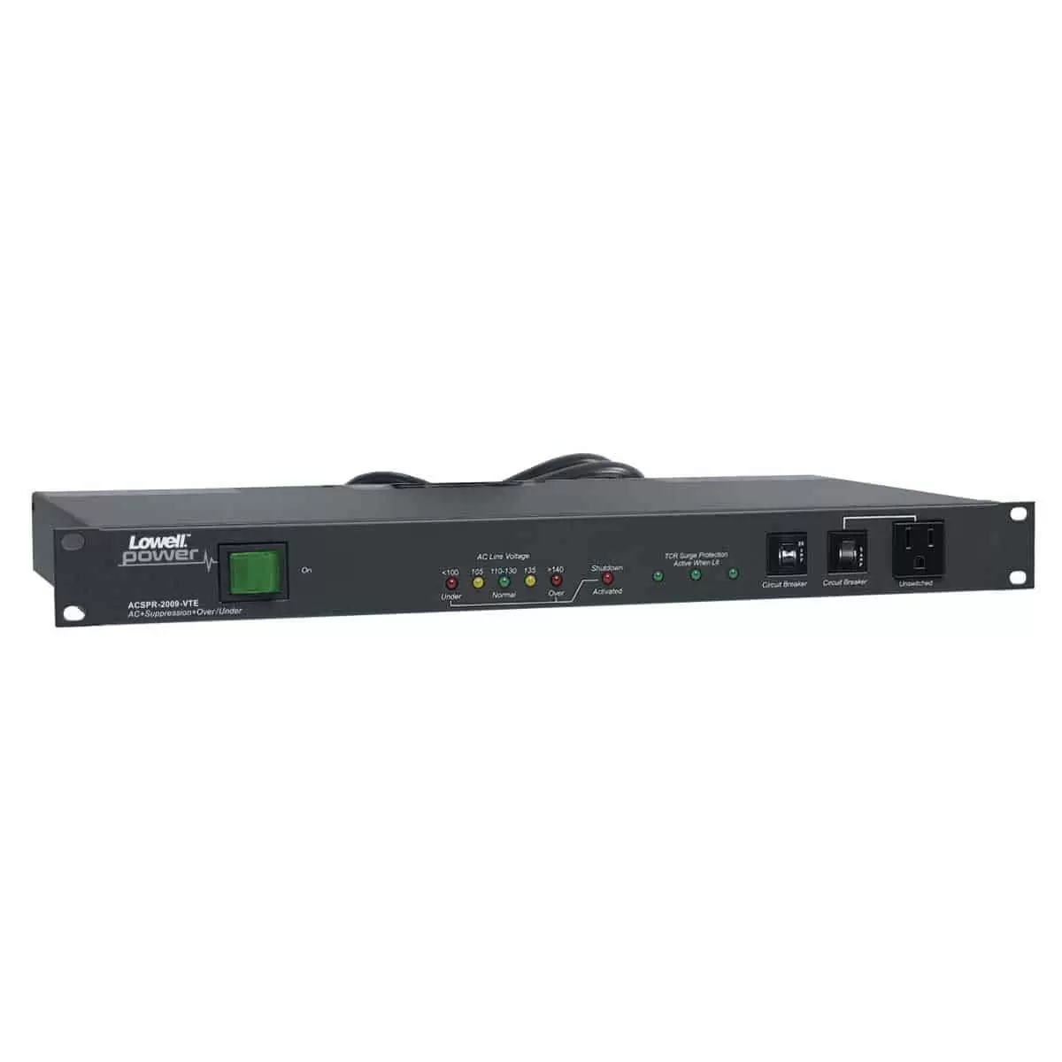 Lowell ACSPR-2009-VTE Rackmount Power Panel 20A - view 2