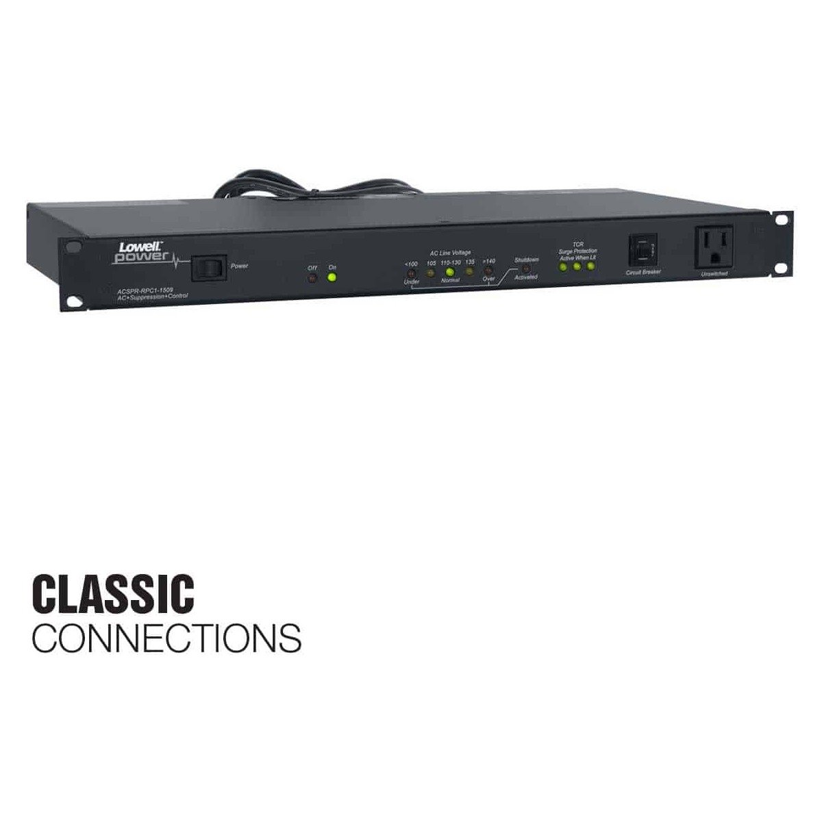 Lowell ACSPR-RPC1-1509 Rackmount RPC Power Panel - view 2