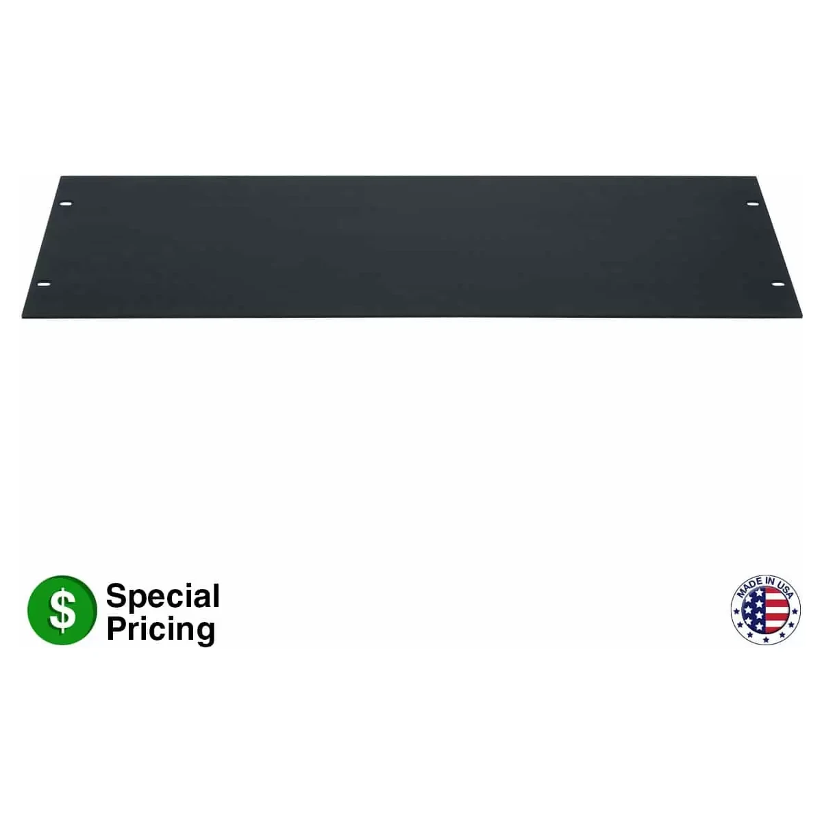Lowell AFPB-4 Anod Alum Flat Panel 4U product image