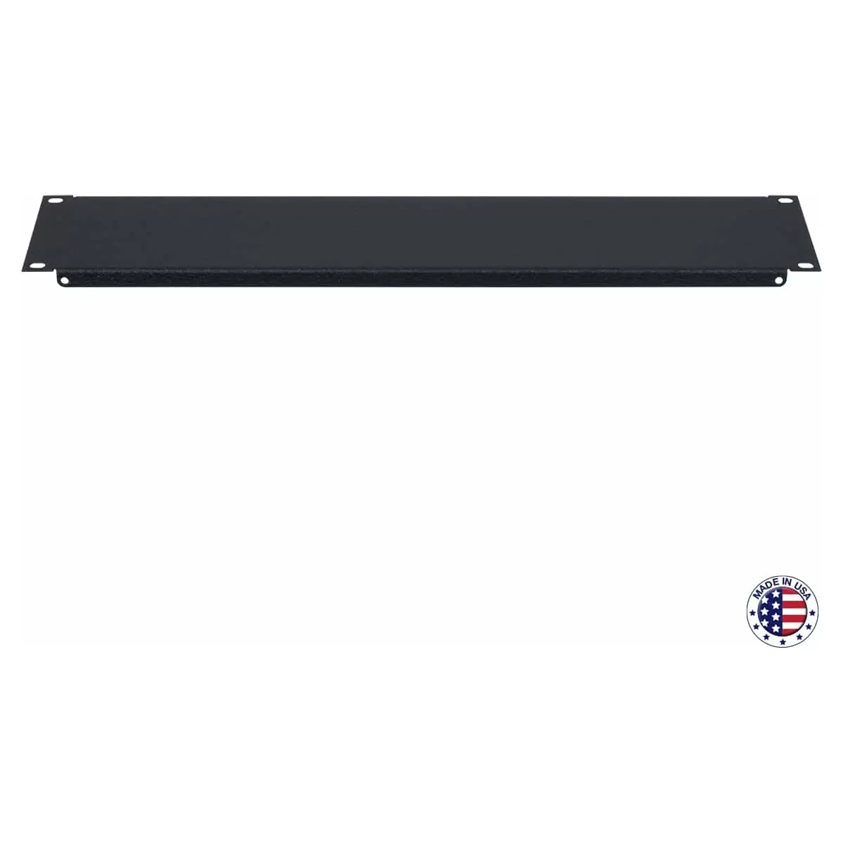 Lowell AP Series Blank Aluminum Panel with Flange, Textured Black