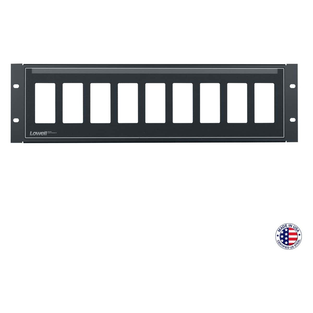 Lowell D9P-ID-3 Punched Panel for Devices product image