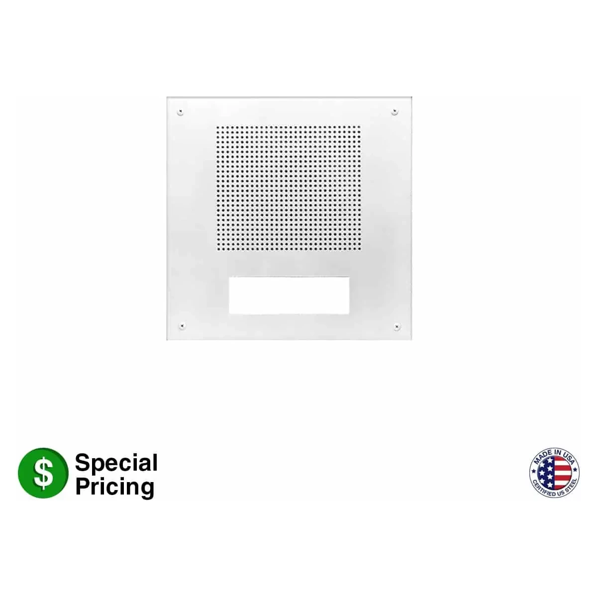 Lowell DC802-DR2 Square Grille for Clk/Sp product image