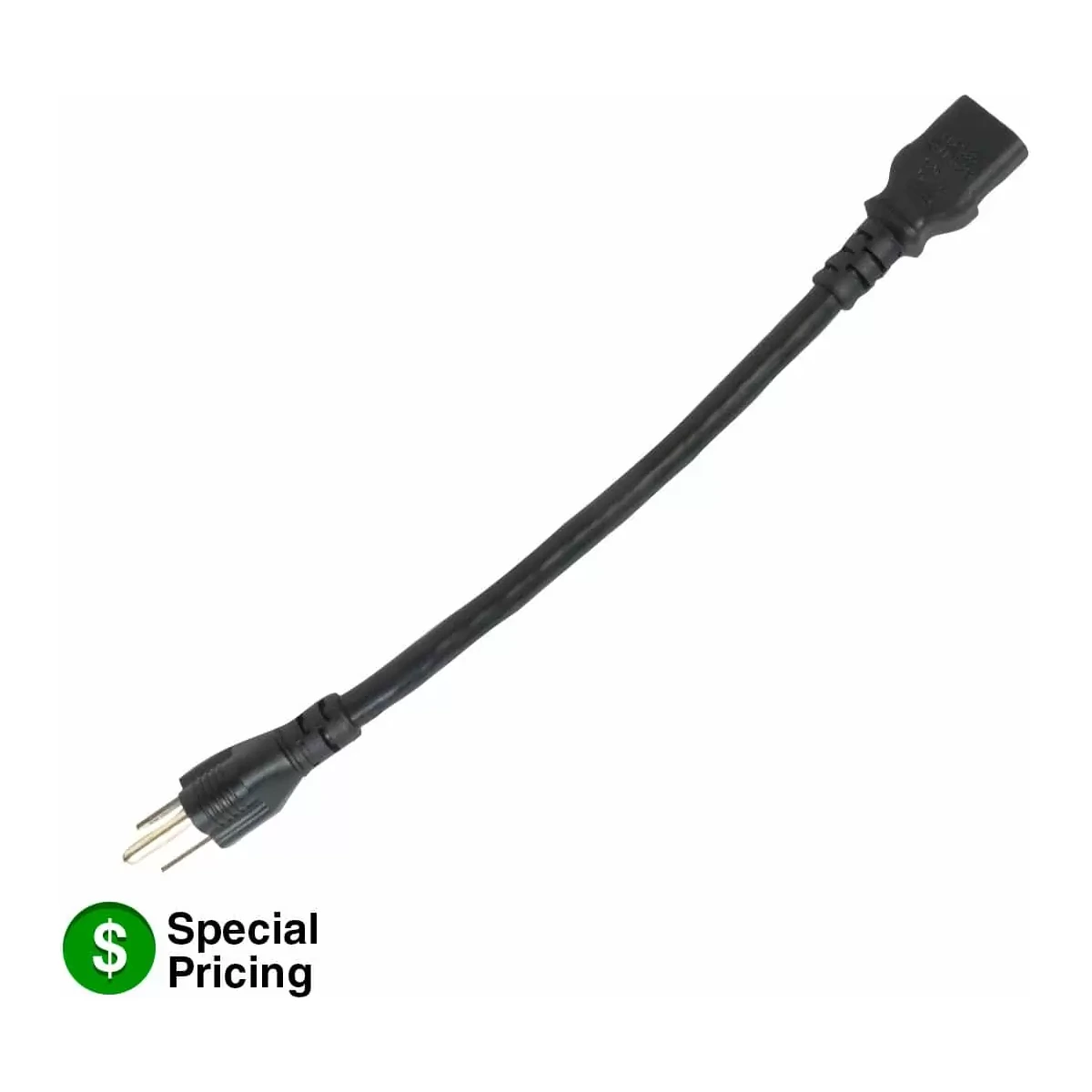 Lowell IEC-6X10 IEC Power Cord 6in 10-pk