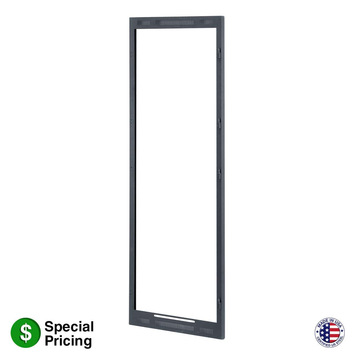 Lowell LDDF Series Dual Door Frame for 23"W Rack product image