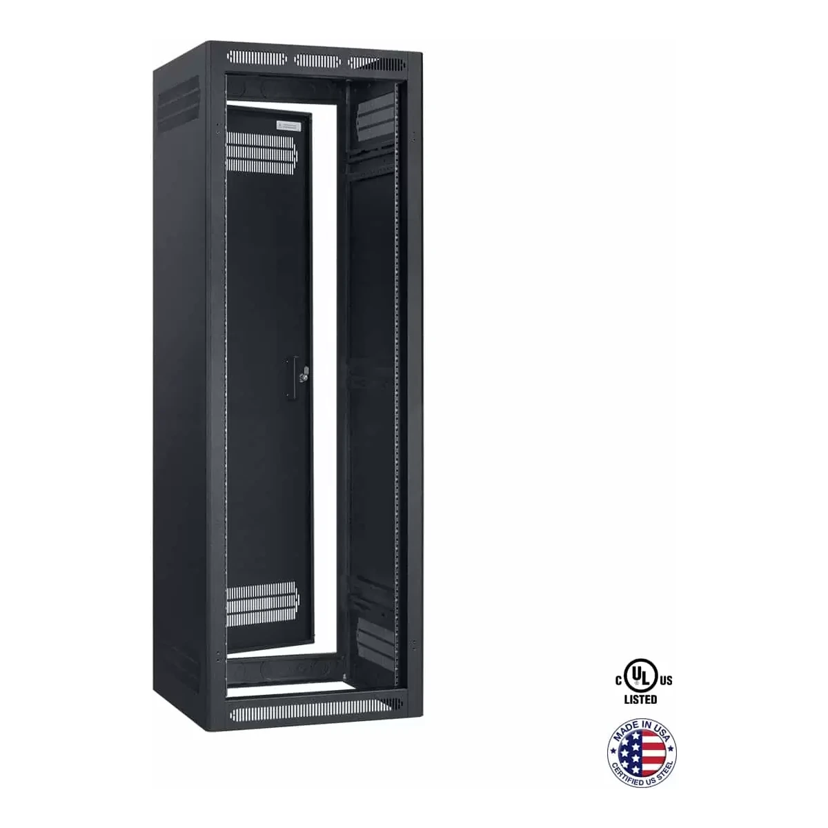 Lowell LER-3532-LRD Enclosed Rack 35Ux32D, Less Rear Door product image