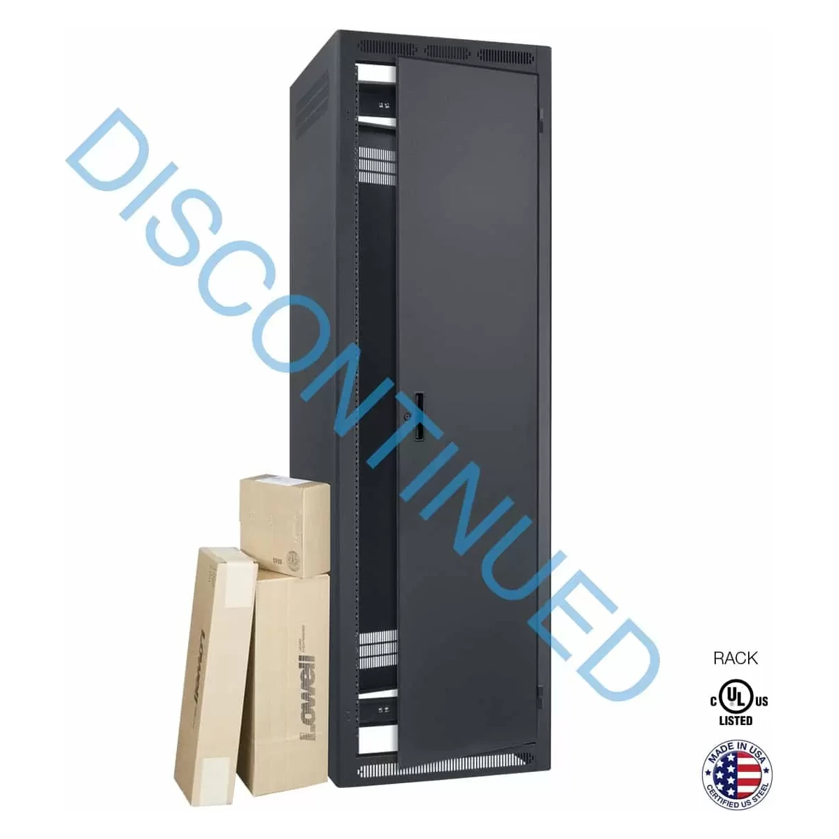 Lowell LER-4027-BAV Enclosed Rack Bundle 40U x 27D product image