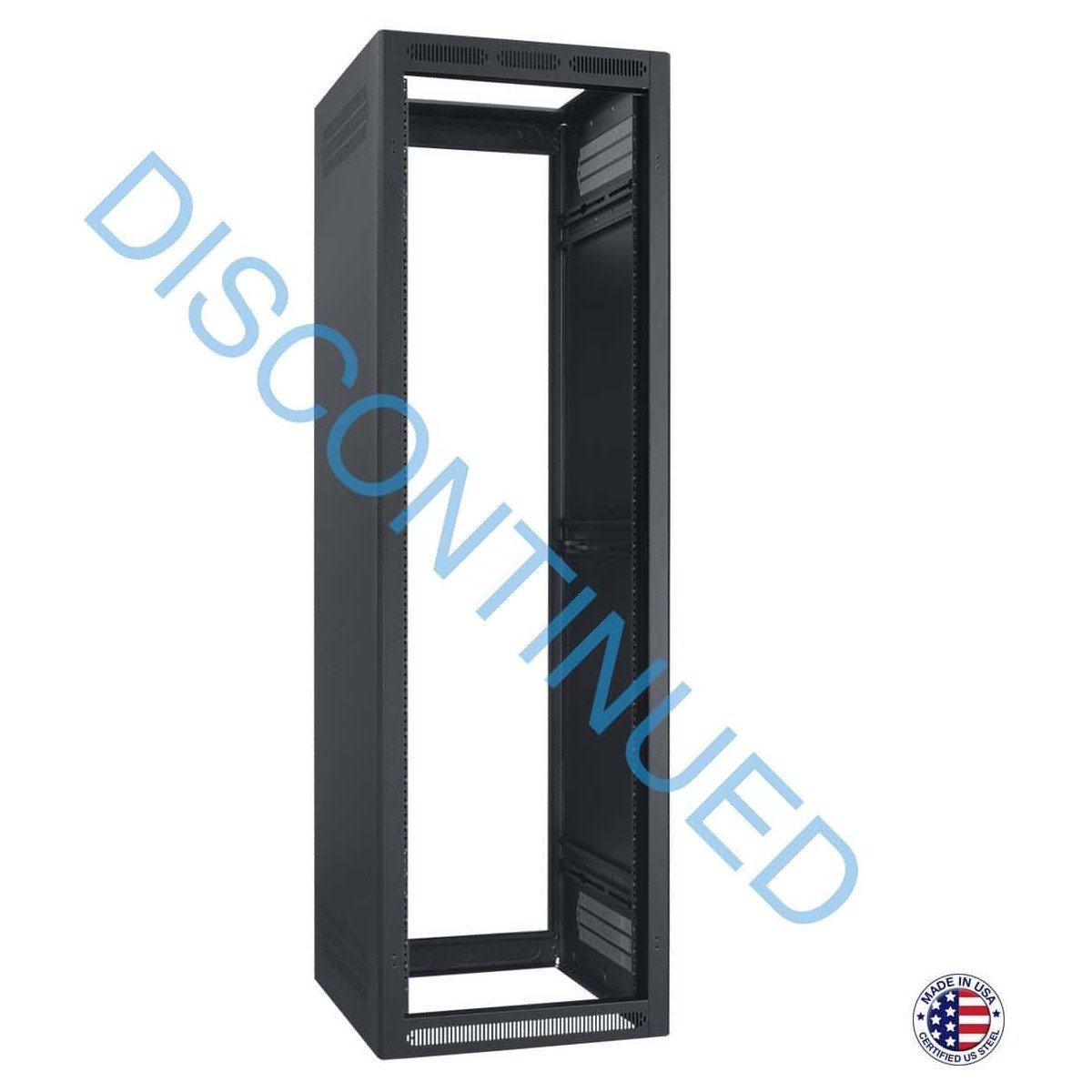 Lowell LER-4032-LRD Enclosed Rack 40Ux32D, Less Rear Door product image