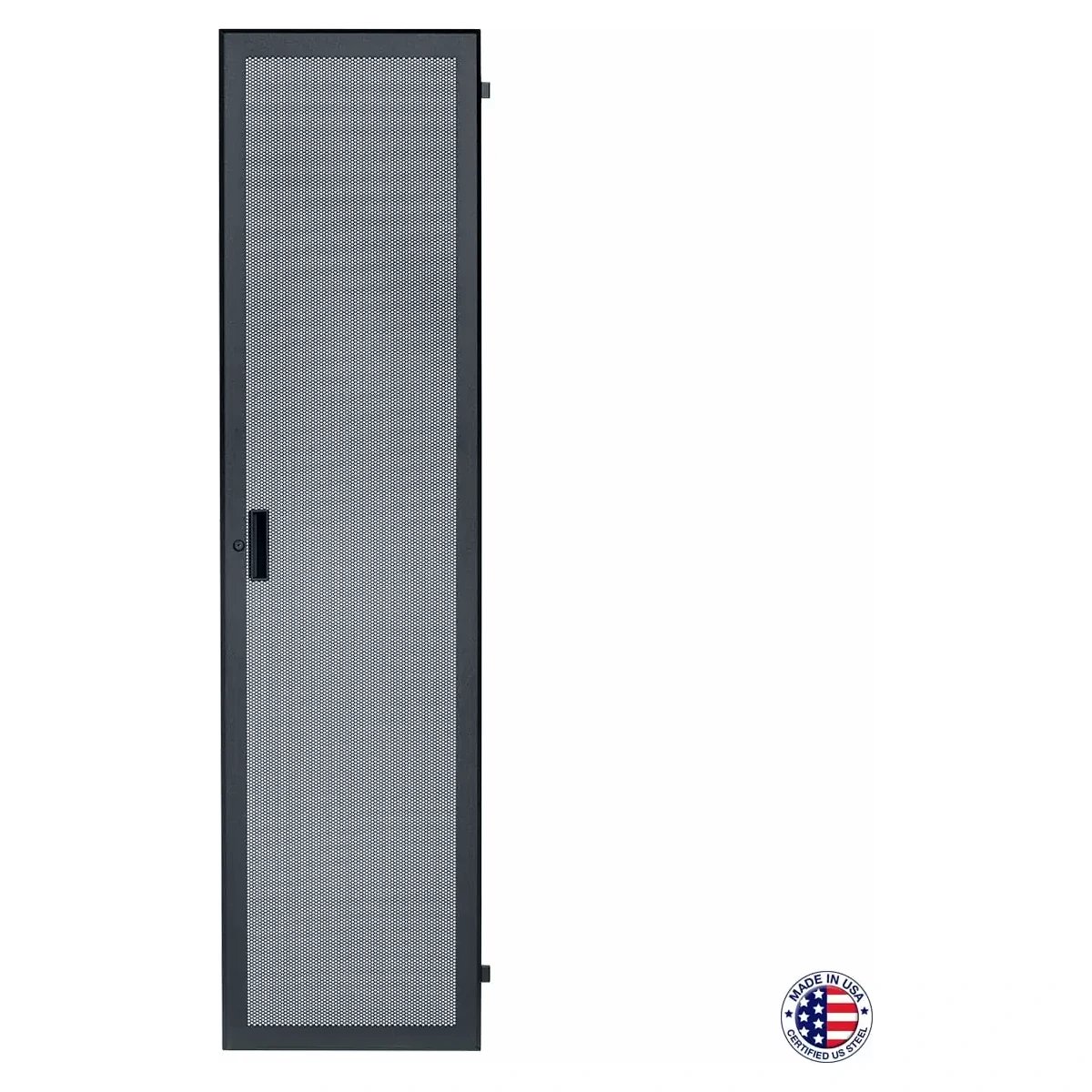 Lowell LFD Series Fully Vented Steel Front Door for 22 and 23 in. W Rack