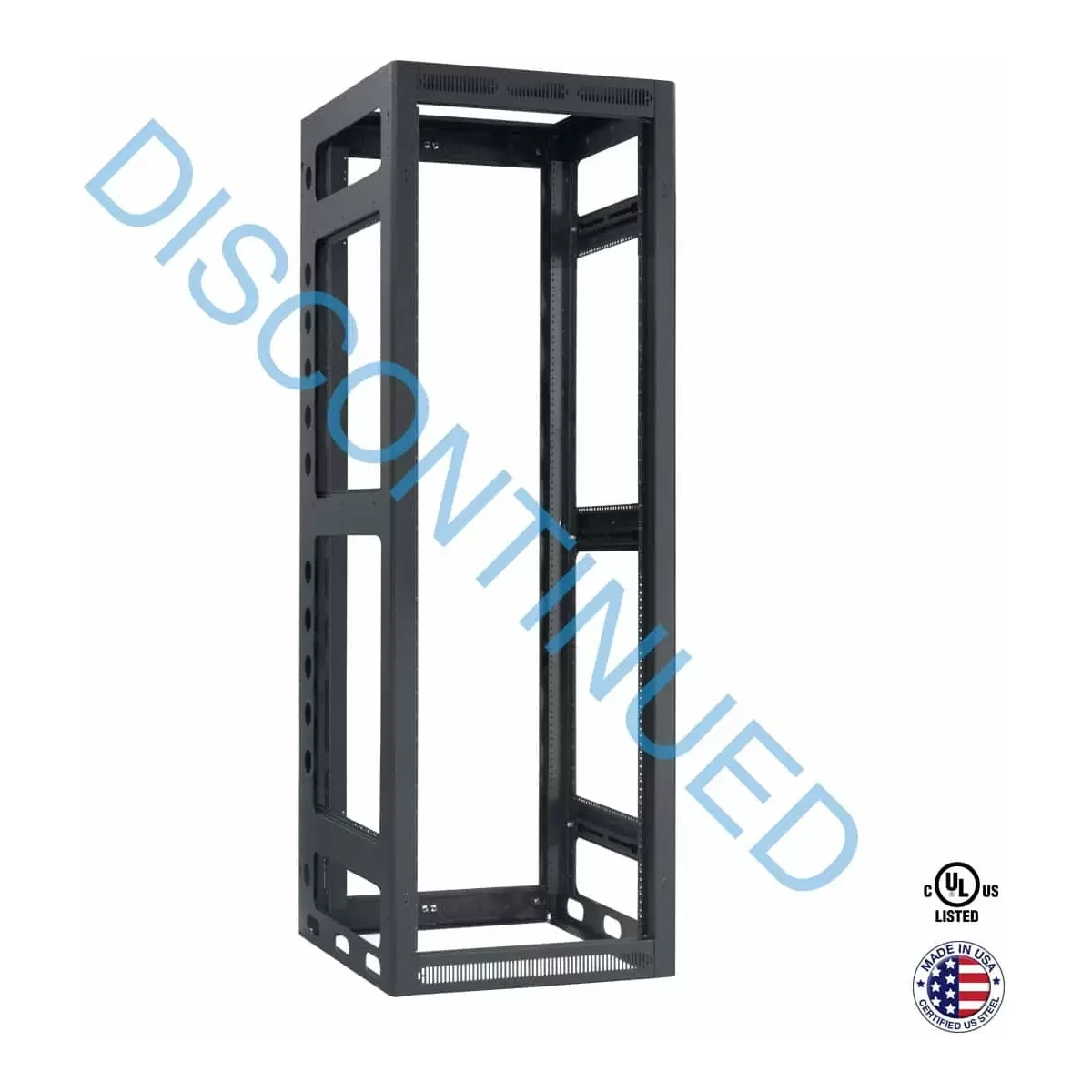 Lowell LGR-3527-LRD Gangable Rack 35Ux27D, Less Rear Door product image
