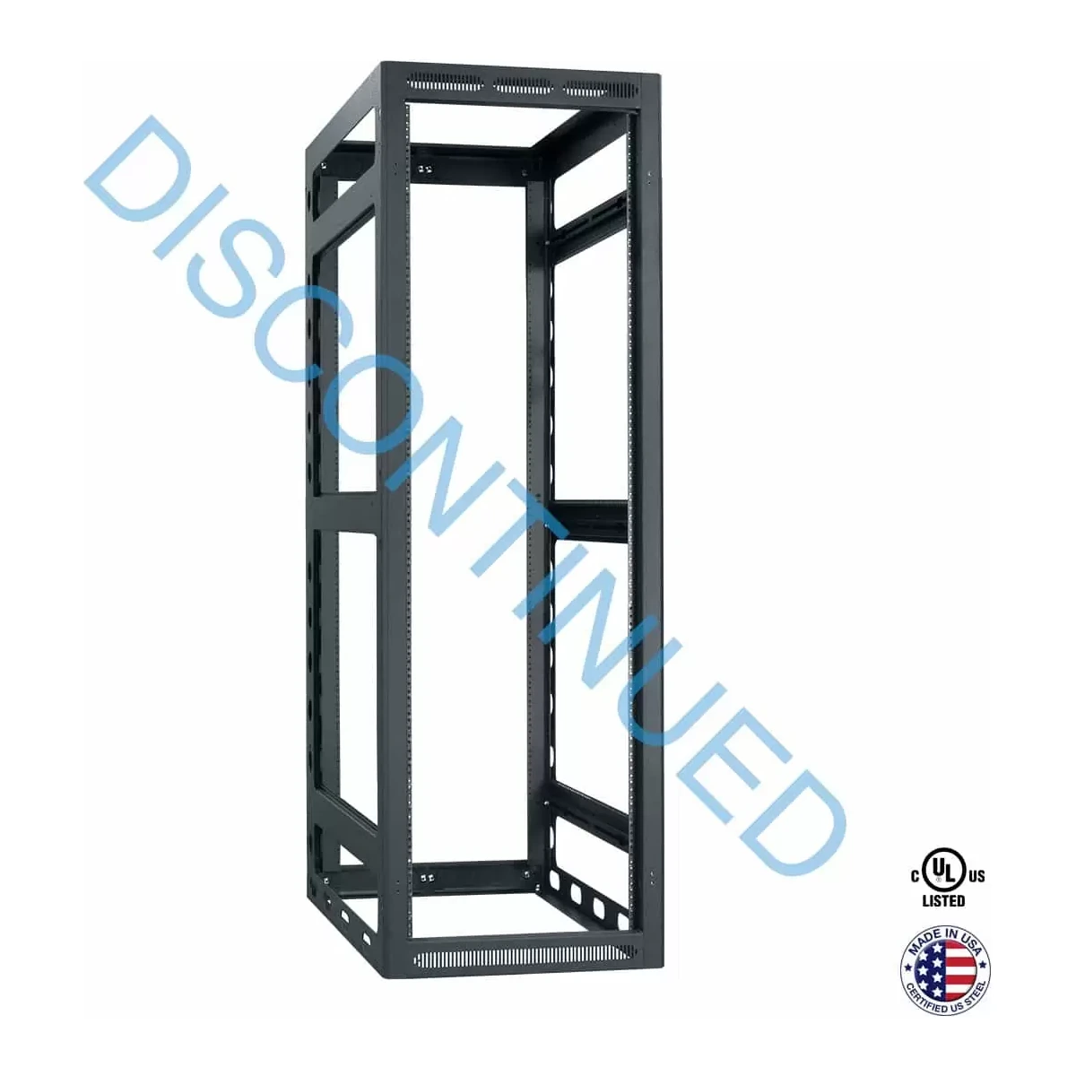 Lowell LGR-3532-LRD Gangable Rack 35Ux32D, Less Rear Door