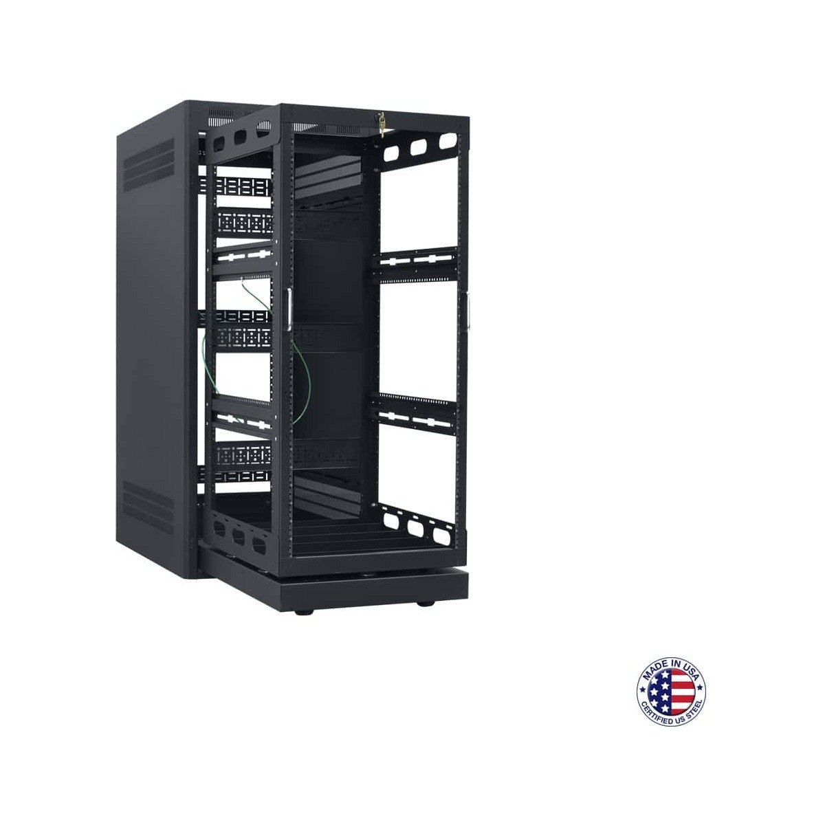 Lowell LHR-2432 Host Rack 24Ux32D - view 2