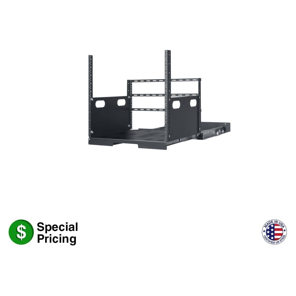 Lowell LPOR2-1019 Pullout Rack 10Ux19D product image
