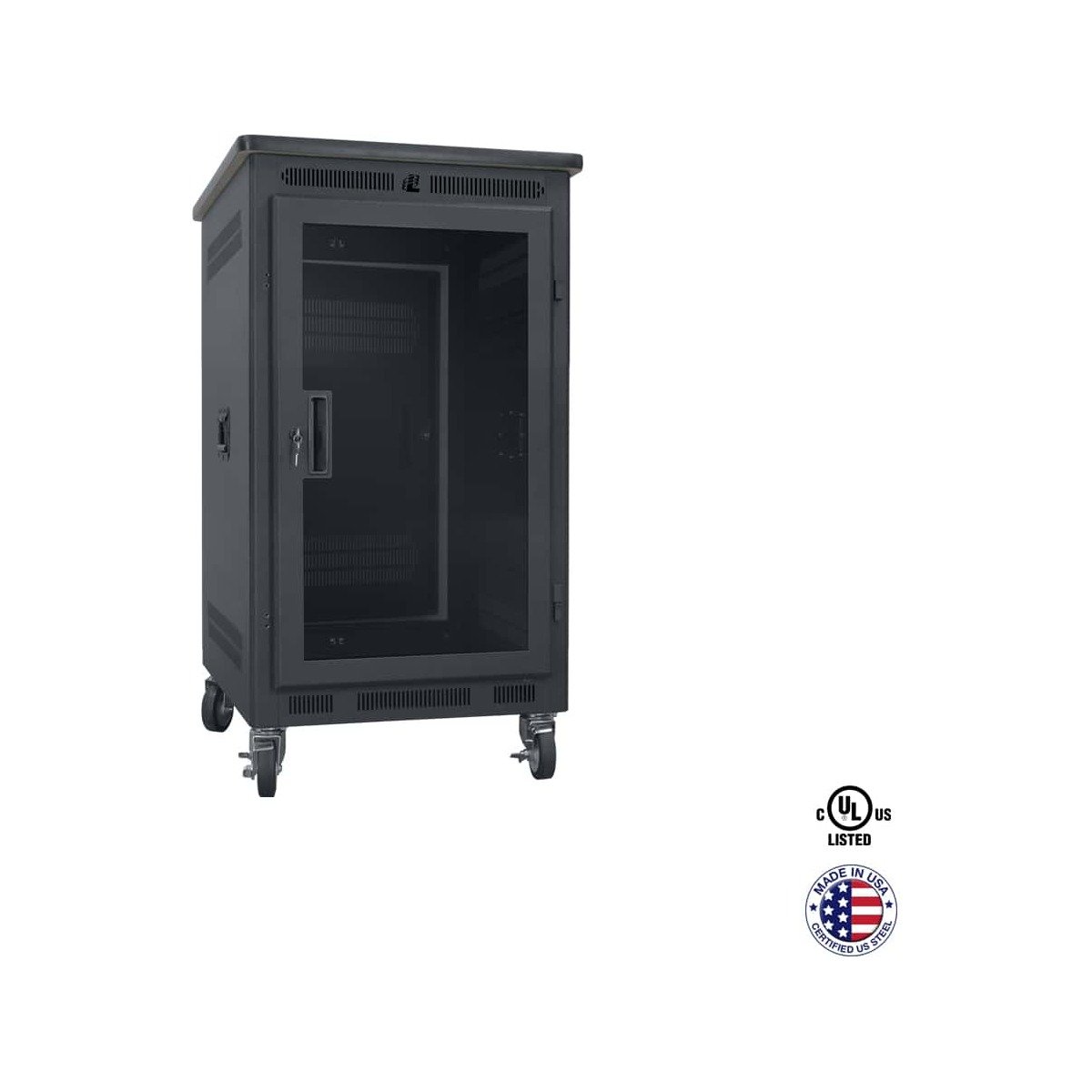 Lowell LPR-1422PGT Portable Rack 14Ux22D product image