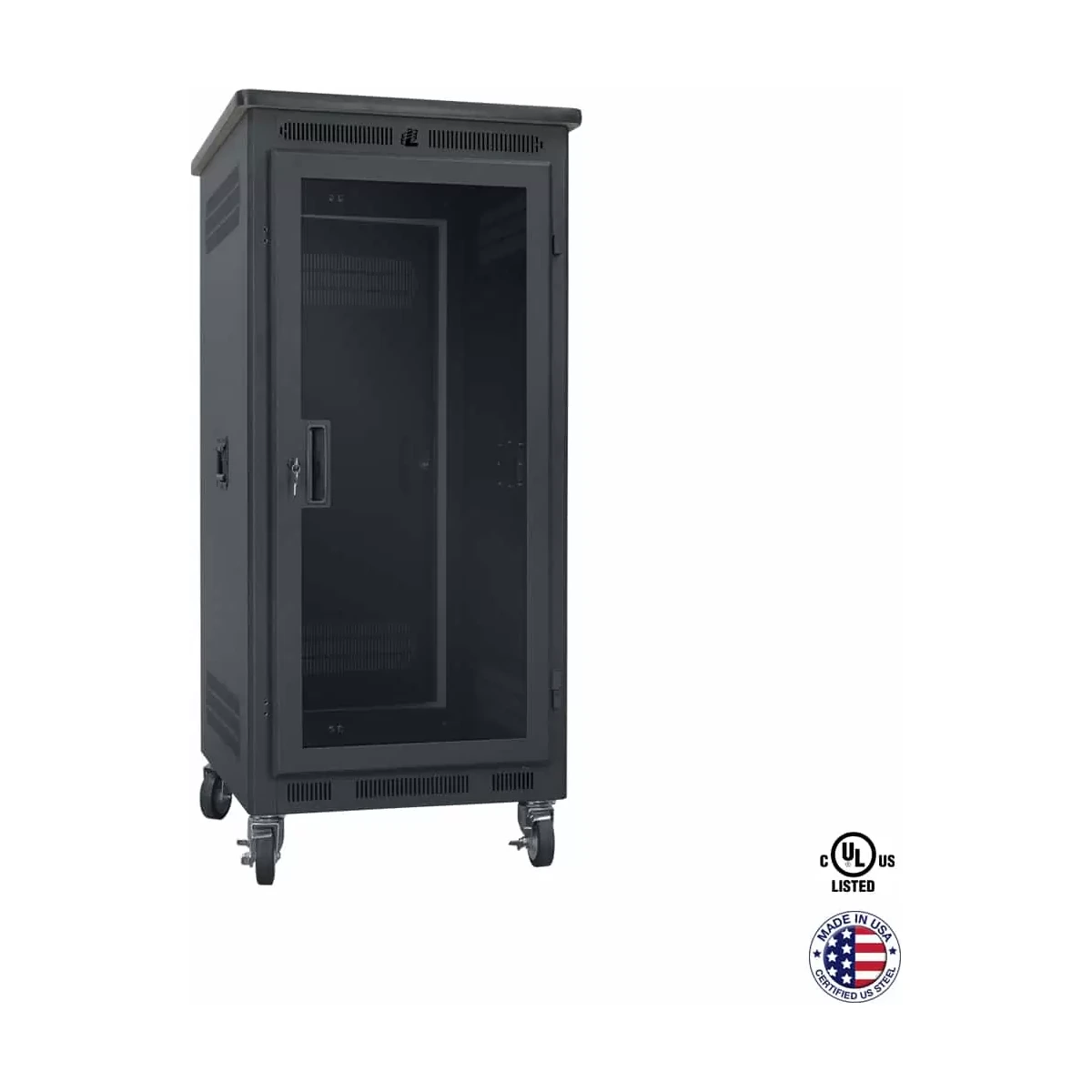 Lowell LPR-2427PGT Portable Rack 24Ux27D product image