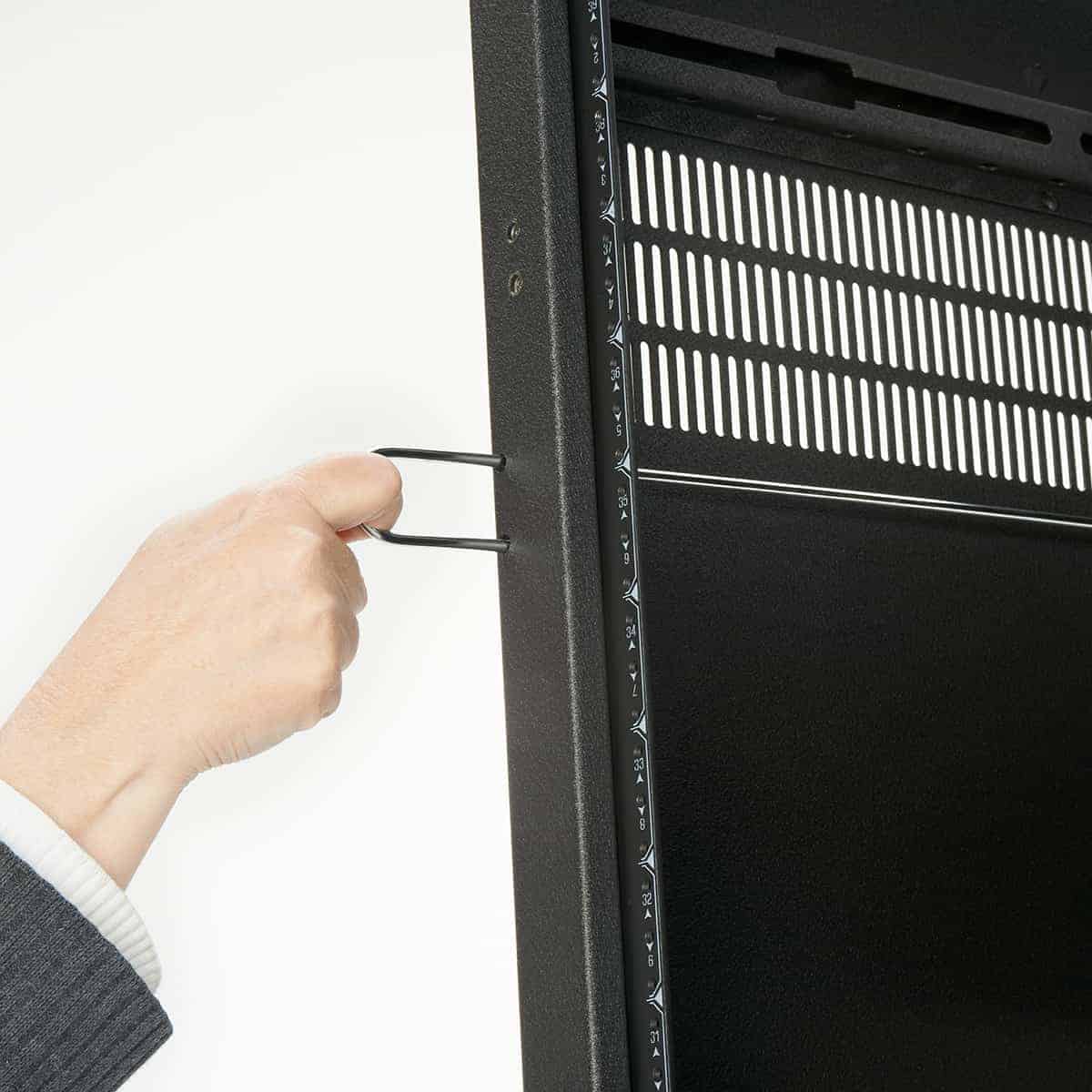 Lowell LWBR-4022 Wall Rack w Base 40Ux22D - view 2