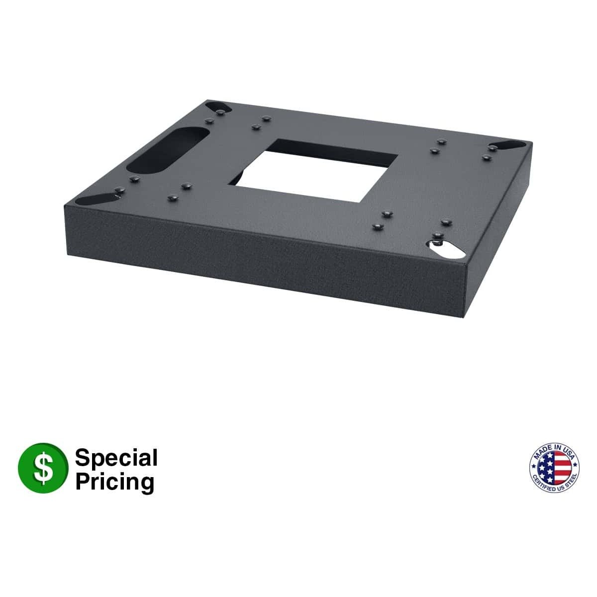Lowell LXR Series Mobile Base for 19 in. W Slim Rack