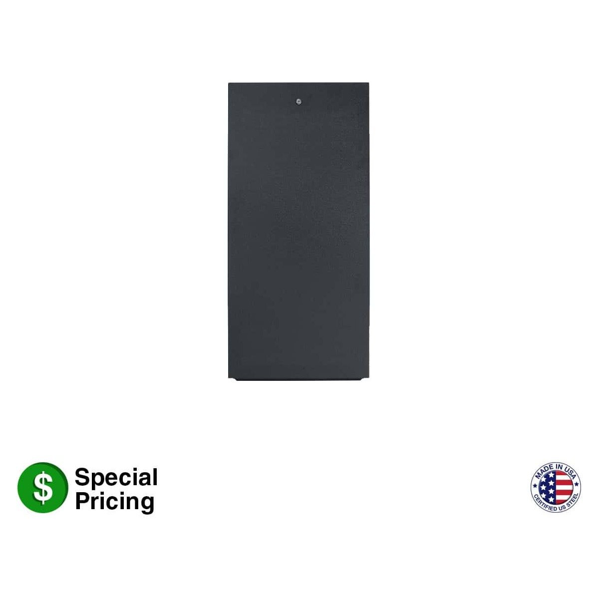 Lowell LXR Series Solid Steel Rear Access Cover for 19 in. W Slim Rack