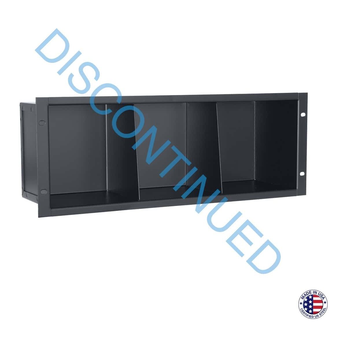 Lowell MH-4-CD Rack Media Holder 4U product image