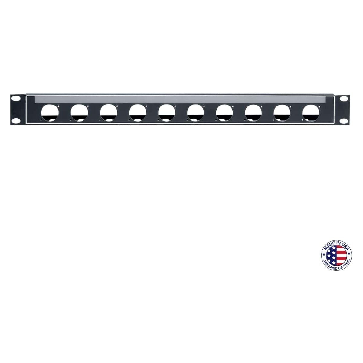 Lowell N10P-ID-1 Rack Panel for NeutrikD product image