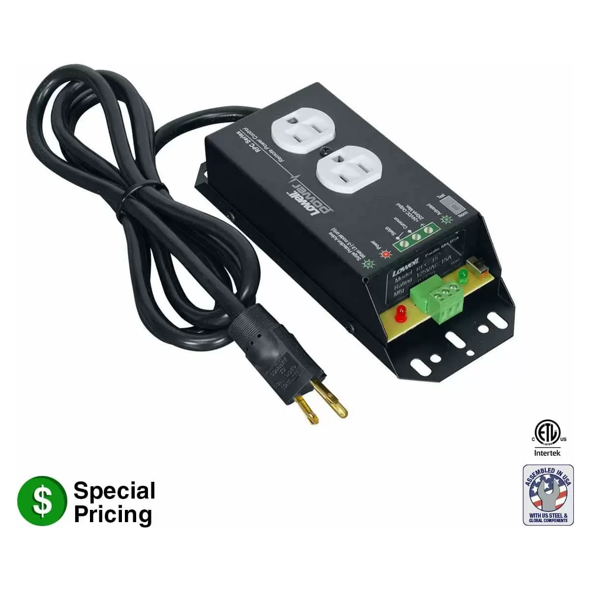 Lowell RPC-15 Remote Power Control 15A product image