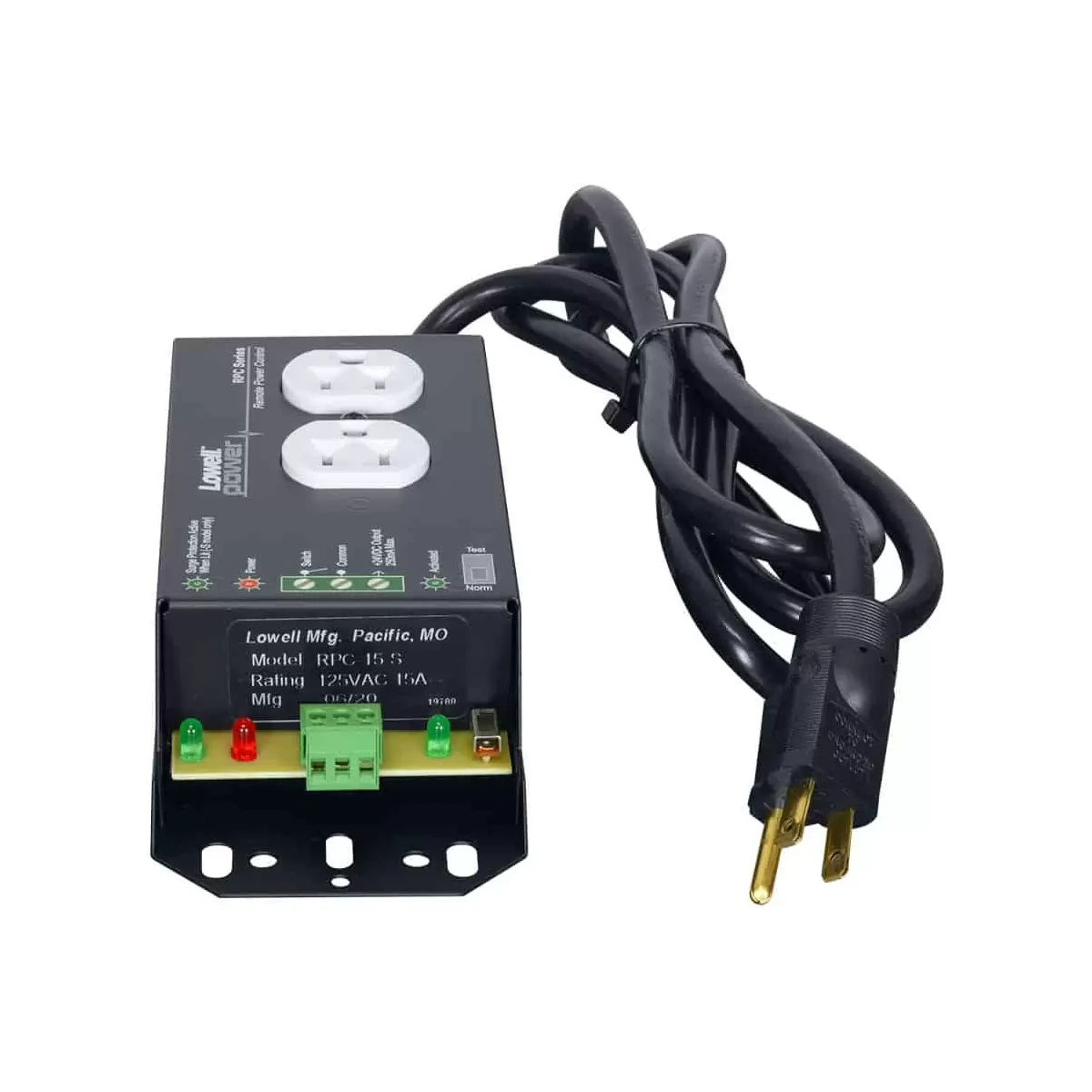 Lowell RPC-15-S Remote Power Control 15A - view 2