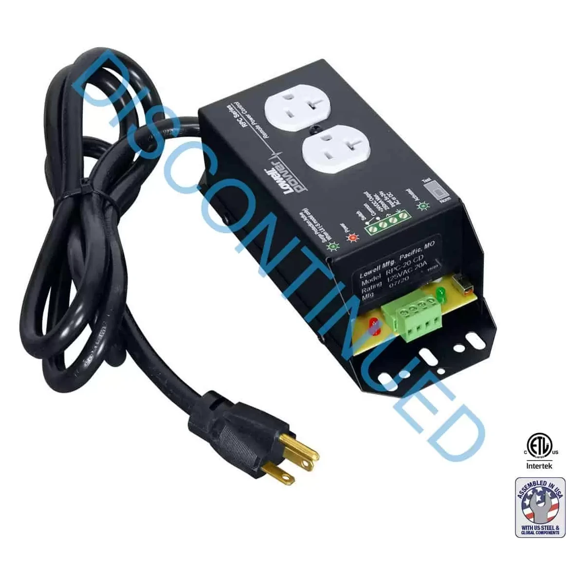 Lowell RPC-20-CD Remote Power Control 20A product image