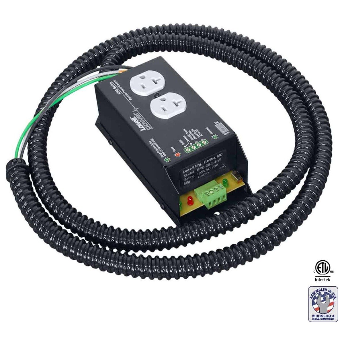 Lowell RPC-20-SHW Remote Power Control 20A product image