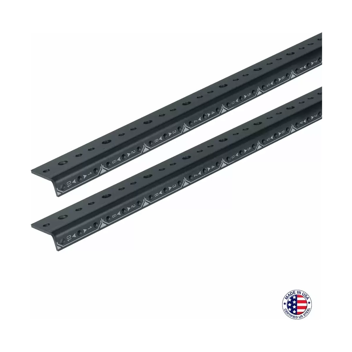 Lowell RRT Series 10-32 Rack Rails for Millwork (no hardware) product image