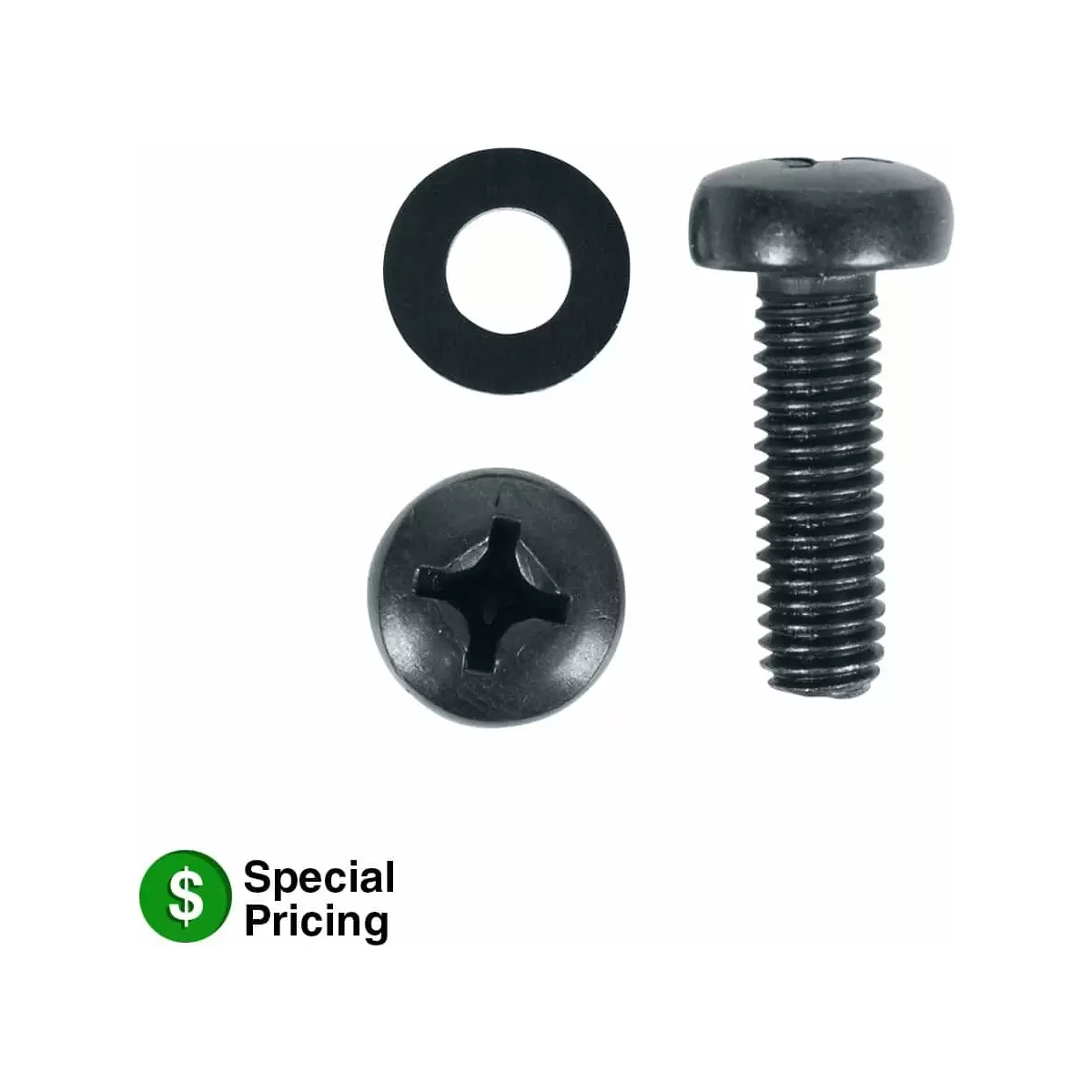 Lowell RS6MM-100 Phillips Pan Head Screws, 6mm, 100-Pack
