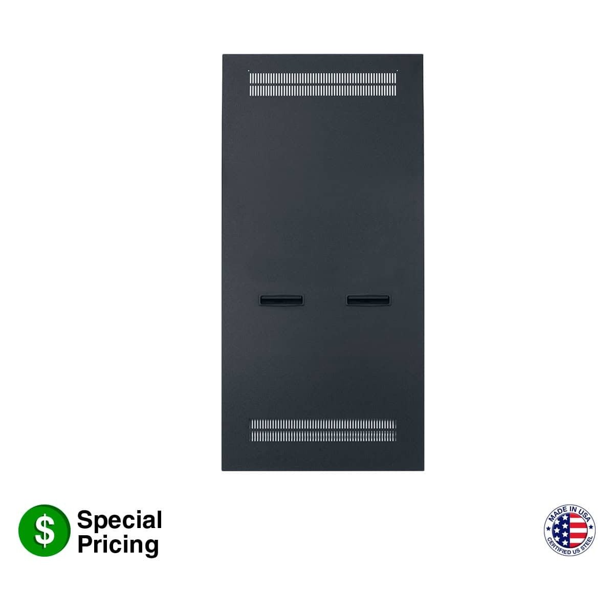 Lowell SDV Series Vented Steel Side Panels for 19 in. W Slim Rack