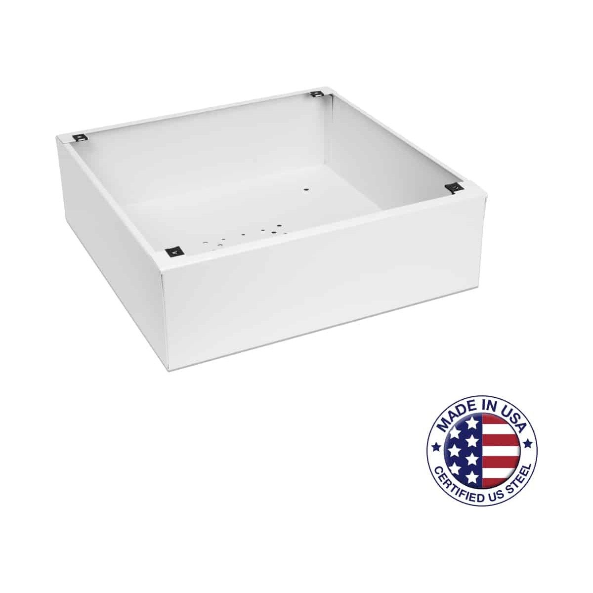 Lowell SE1275 Surface Backbox for Clock-Speaker