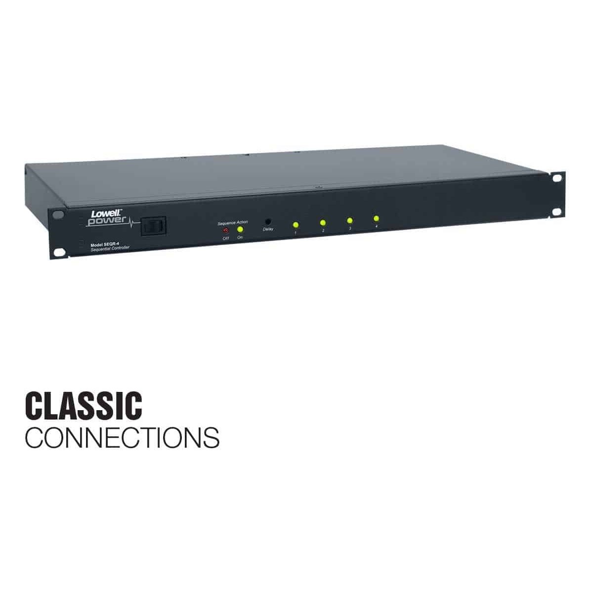 Lowell SEQR-4 Rackmount Power Sequencer, 4-Step - view 2