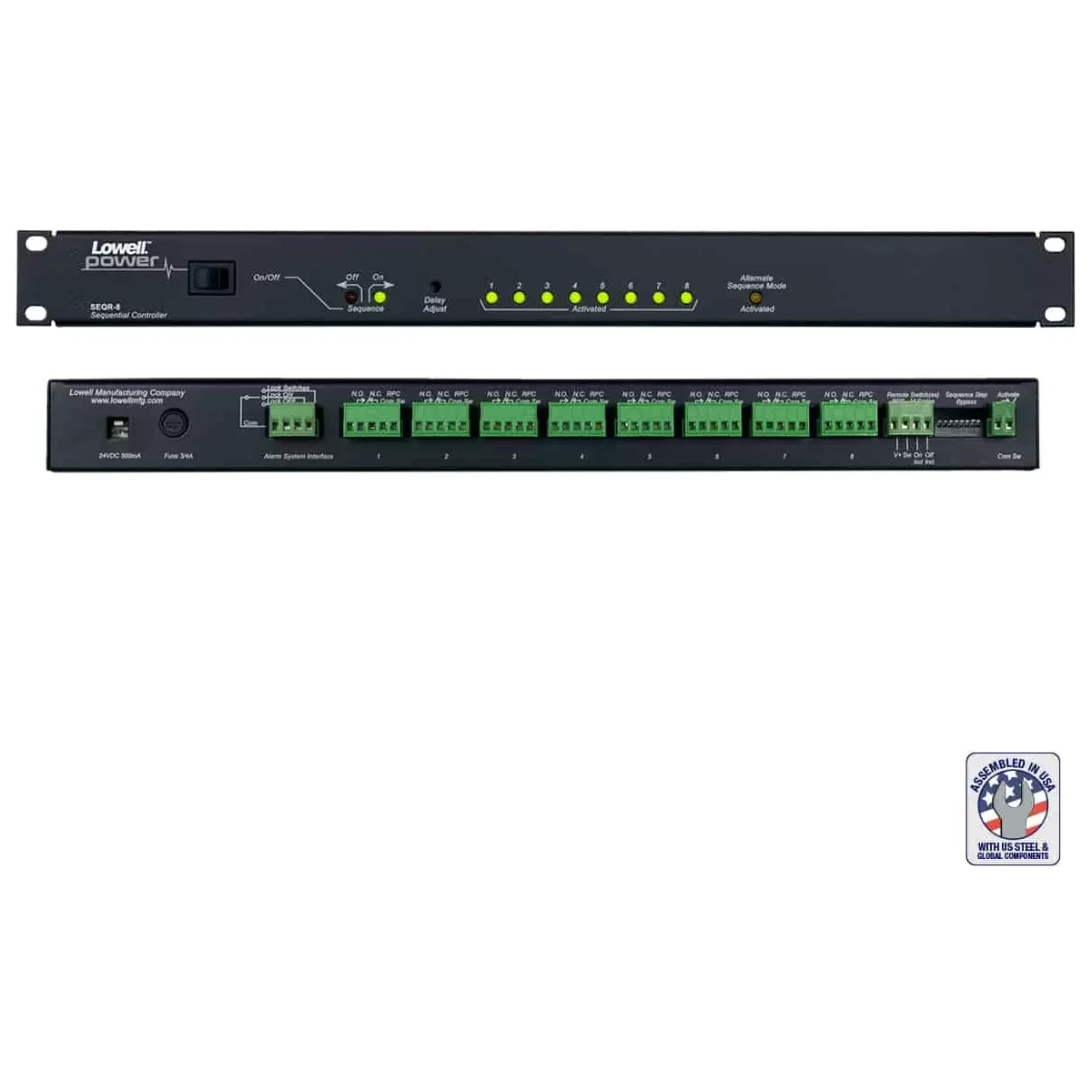 Lowell SEQR-8 Rackmount Sequencer 8step