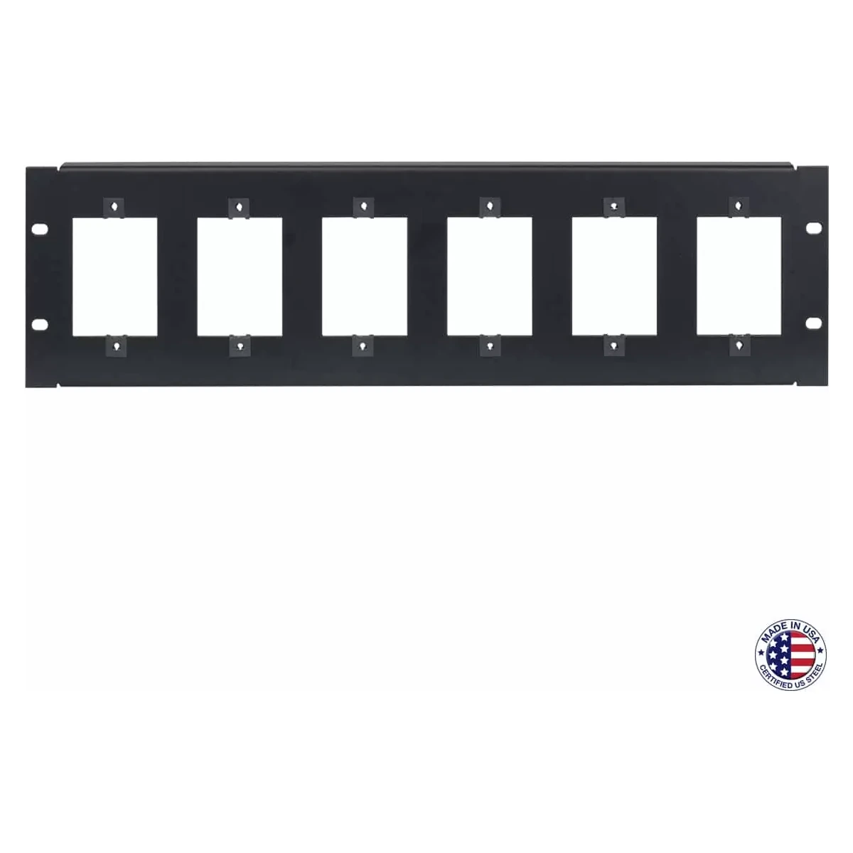 Lowell SG6P-3 Rack Panel for Six Volume Controls