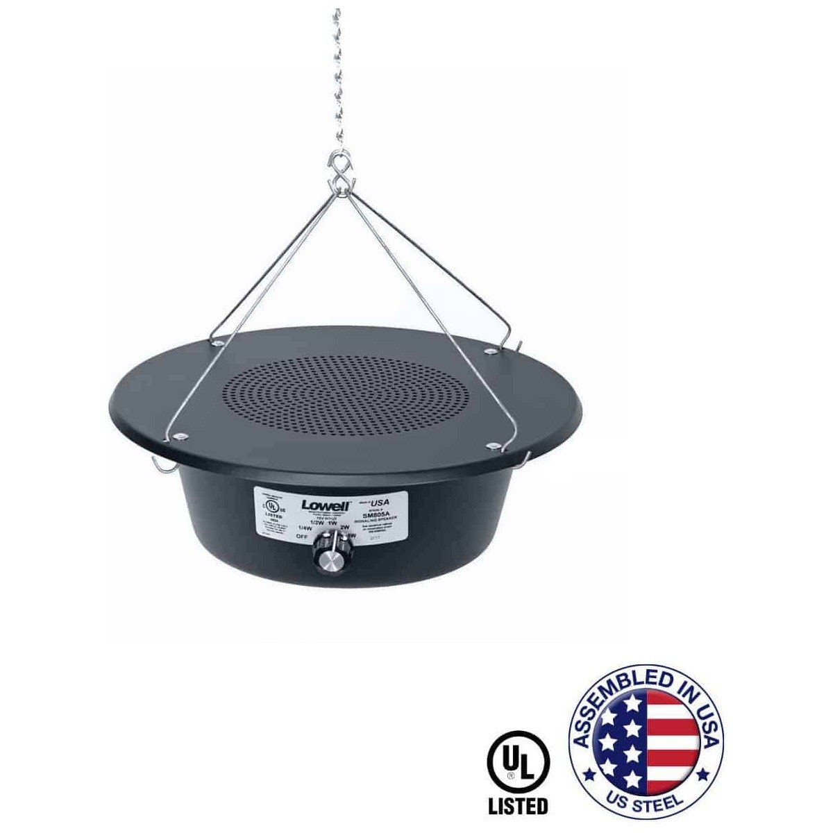 Lowell SM805A Sound Masking Speaker, 8in product image