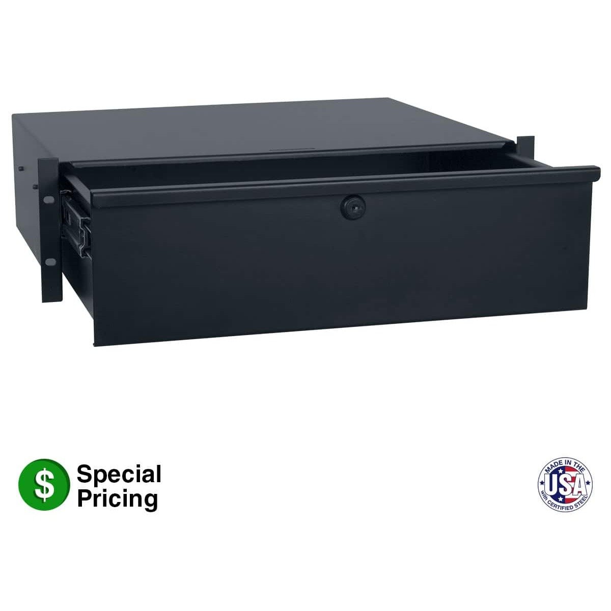 Lowell UDEL-414 Rack Utility Drawer with Lock product image