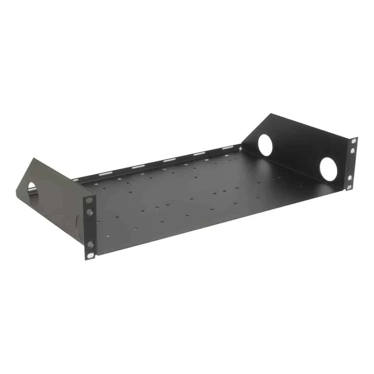 Lowell USE Series Rack Shelf with Punched Base & Security Panel - view 2