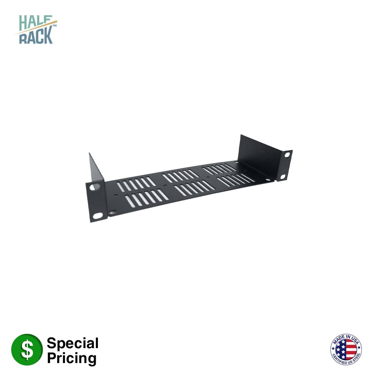 Lowell UVSH Series Utility Shelf for Half Rack