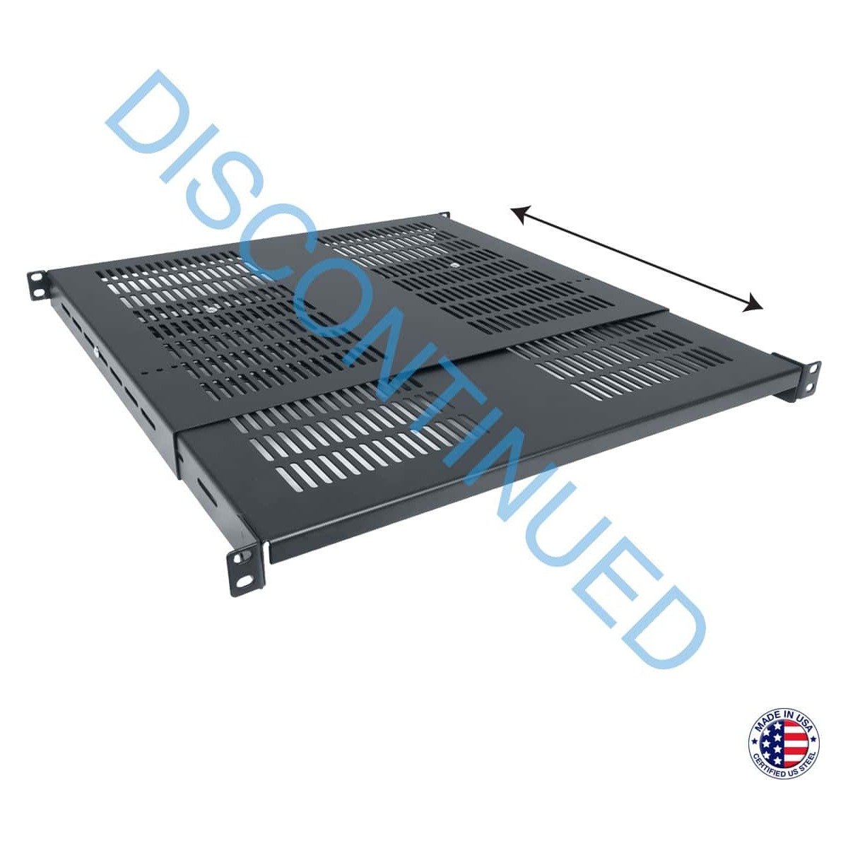 Lowell VDS-1-1525 Vari-Depth Rack Shelf 1U product image
