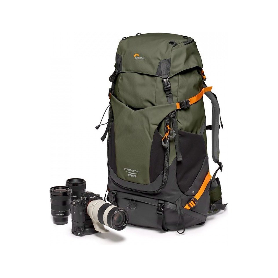 Lowepro PhotoSport Backpack PRO 55L AW IV (S-M), Dark Green