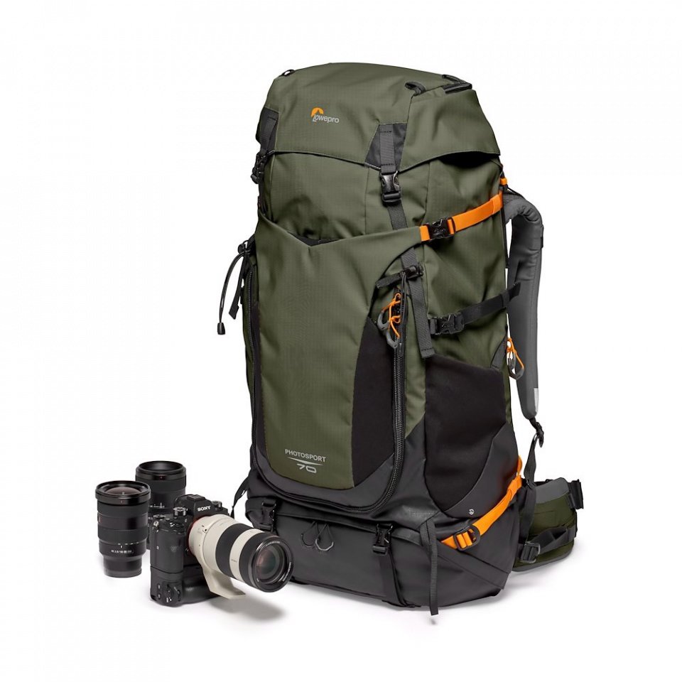 Lowepro PhotoSport Backpack PRO 70L AW IV (S-M), Dark Green