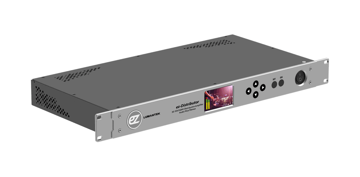 Lumantek ez-Distributor 14-Channel SDI and HDMI Distribution Amplifier