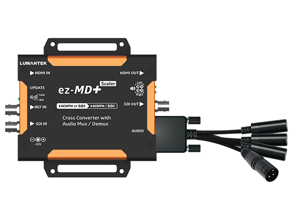 Lumantek ez-MD+ HDMI / SDI Cross Converter with Scaler and Audio Mux product image