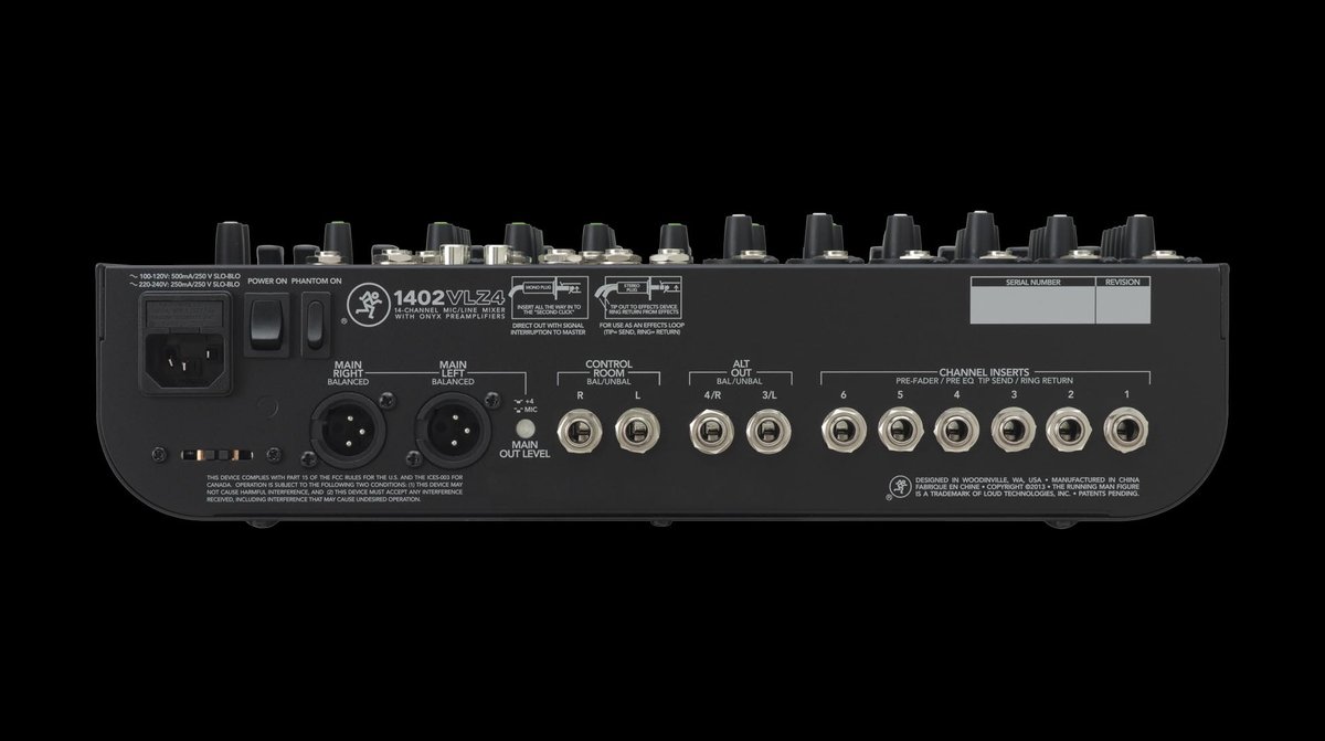 Mackie 1402VLZ4 14-Channel Compact Analog Mixer - view 5