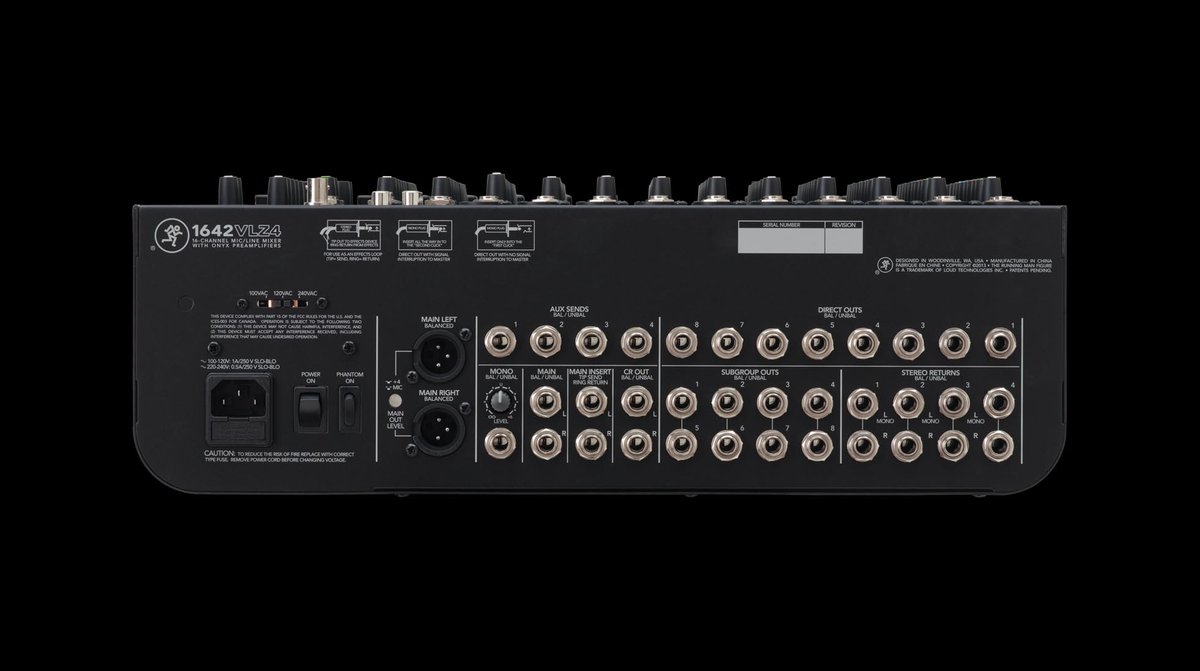 Mackie 1642VLZ4 16-Channel Compact Analog Mixer - view 5