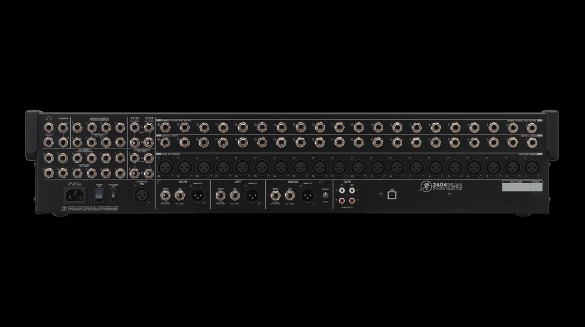 Mackie 2404VLZ4 24-Channel Compact Analog Mixer - view 5