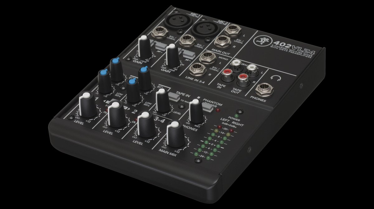 Mackie 402VLZ4 4-Channel Ultra-Compact Analog Mixer